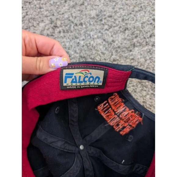 Hooters Pittsburgh Station Square Navy Blue Adjustable Dad Hat Falcon Headwear - Picture 2 of 4